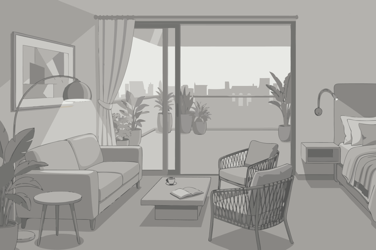 Chambre Double ou Lits Jumeaux - Vue sur Jardin